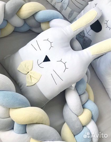 Подушки-бортики. Звери