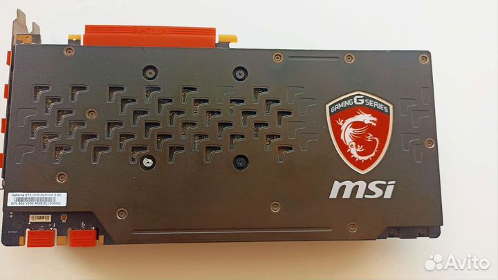 Видеокарта MSI gtx 1070