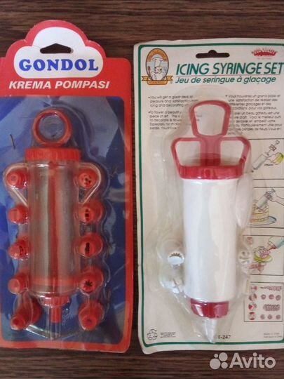 Кондитерский шприц и мешок, подложка для раковины