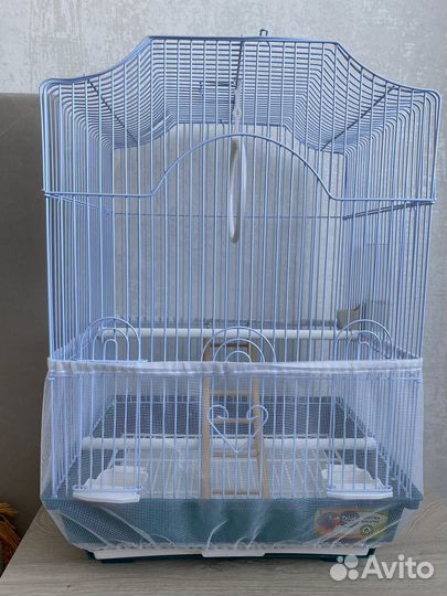 Клетка для попугая Triol, эмаль, 34,5*28*49,5 см