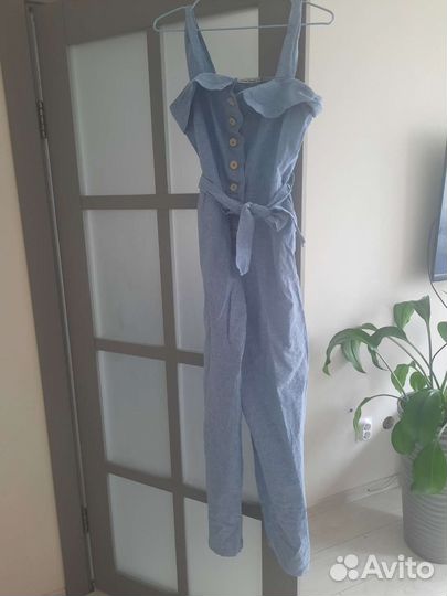 Комбинезон льняной женский летний 42 444
