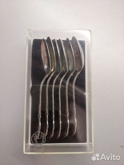 Набор чайных ложек мельхиор СССР