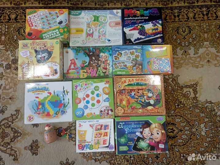 Настольные и развивающие игры