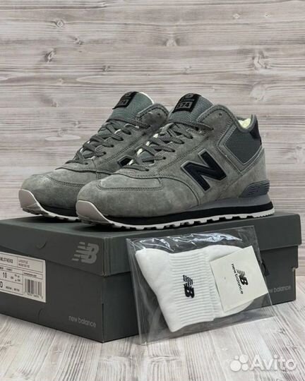 Зимние ботинки New Balance 574 Premium. Высокие