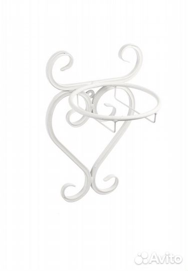 Держатель для кашпо белый