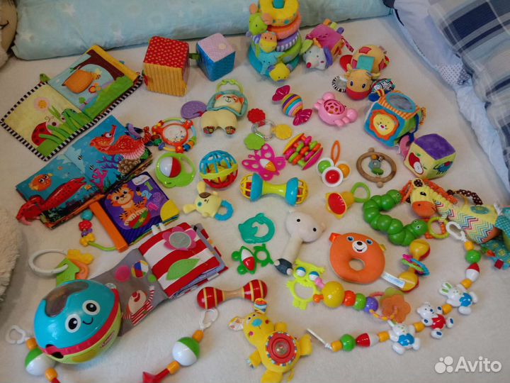Игрушки пакетом Развивающий коврик