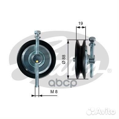 Ролик-натяж. прив. ремня 7808-21761 T39361 Gates