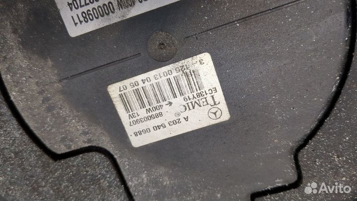 Вентилятор радиатора Mercedes C W203, 2007