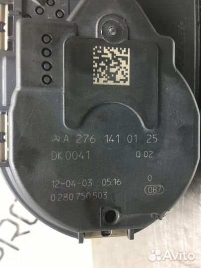 Заслонка дроссельная Mercedes E-Class W212 M276