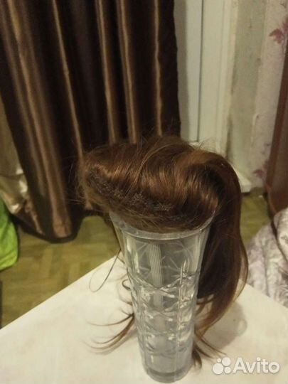 Шиньон из натуральных волос