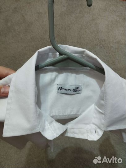 Рубашка белая 128-134