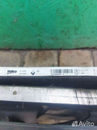 Радиатор вентилятор Логан 2