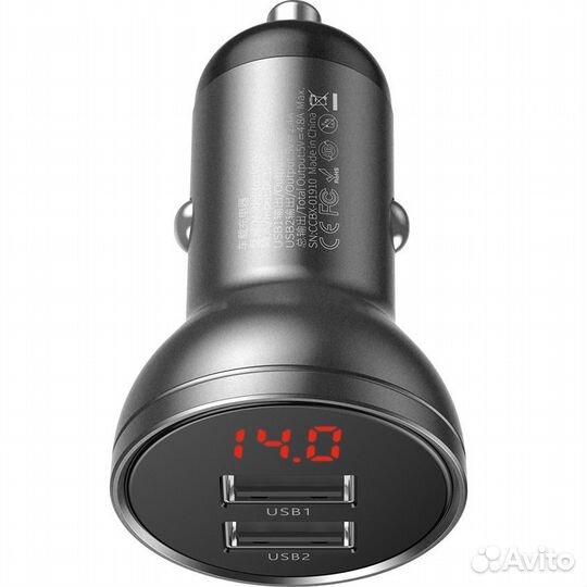 Автомобильная зарядка Baseus 4.8А
