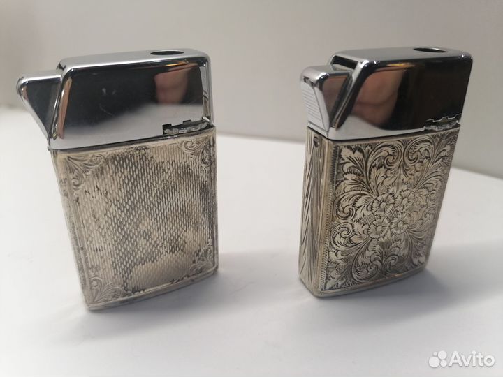 Зажигалки Saffa,серебро 800,Италия