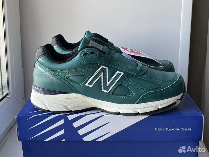 Кожаные New Balance 990V4 made in USA