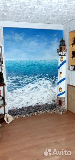 Роспись стен. Картины в наличии и на заказ