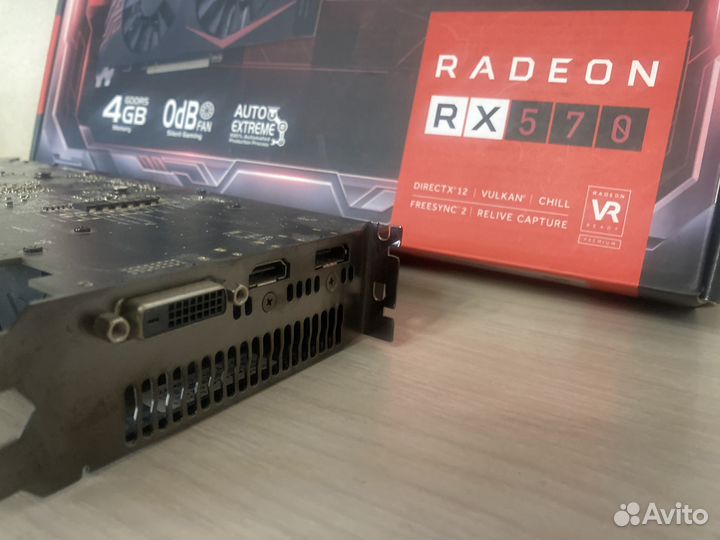 Продам видеокарту asus rx570 4gb