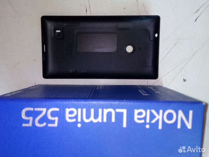 Задняя крышка чехол для Nokia Lumia 525 (чёрный)