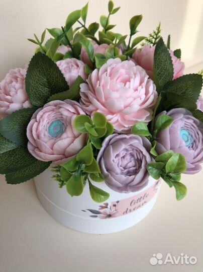 Букет цветов из мыла