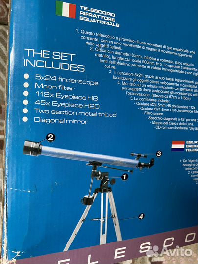 Телескоп Konus Konuspace-7 60/900 EQ