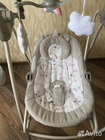 Детские электронные качели babyton