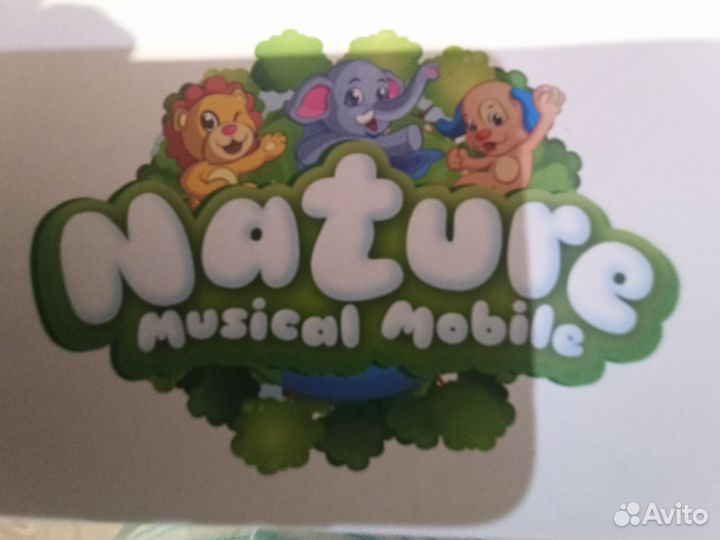 Мобиль на кроватку новый с пультом и проектором