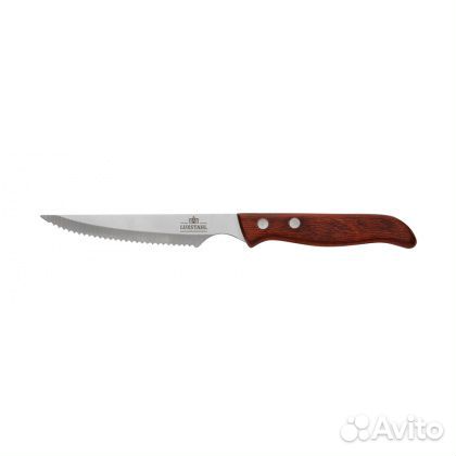 Нож для стейка 115 мм Wood Line Luxstahl