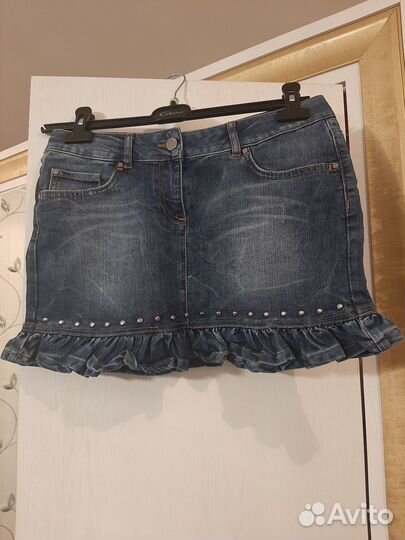Джинсовая мини-юбка Motivi размер 42-44