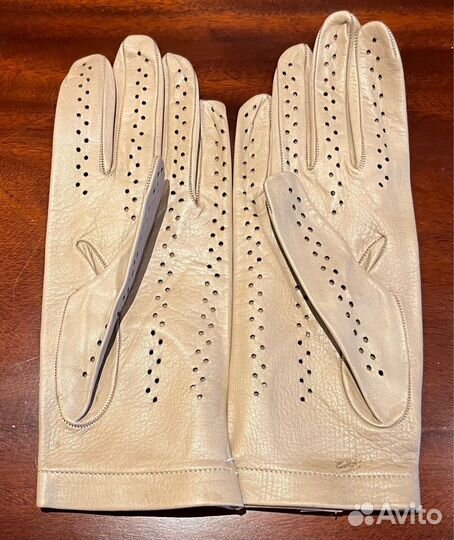 Перчатки лайковые демисезонные новые
