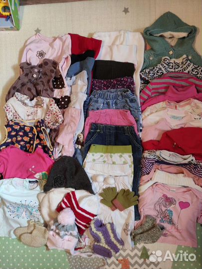 Детская одежда для девочек пакетом 74-104