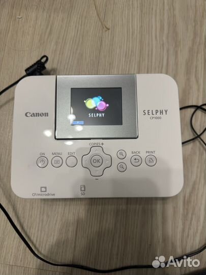Фотопринтер canon selphy Cp1000