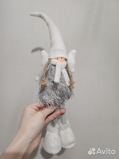 Украшение к новому году. Фигурка Снежный ангел