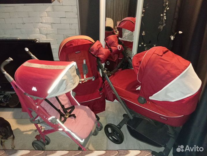 Коляска inglesina quad 2в1 и Maclaren