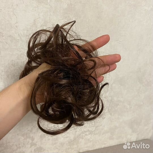 Шиньон хвост на резинке