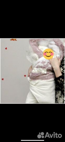 Конверт одеяло на выписку зима