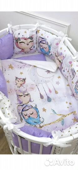 Комплект бортиков в детскую кроватку