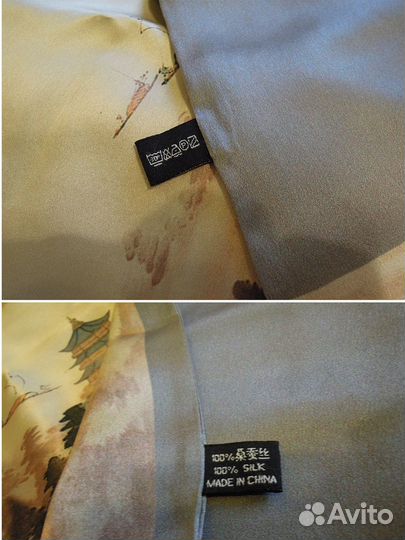 Шарф 100% натуральный шелк