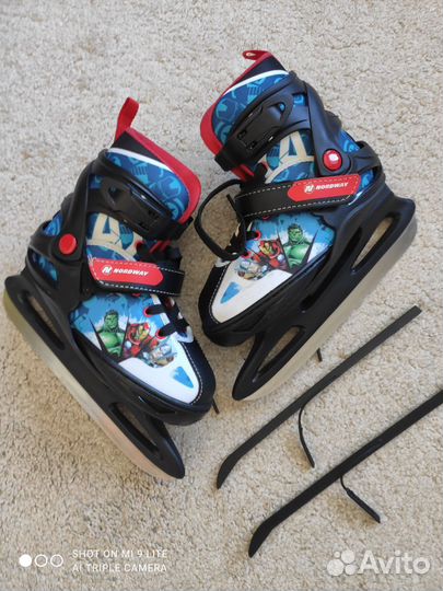 Коньки Марвел размер 31-36