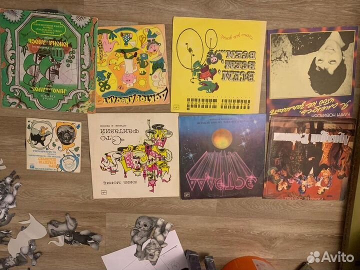 Виниловые пластинки детские и эстрада СССР