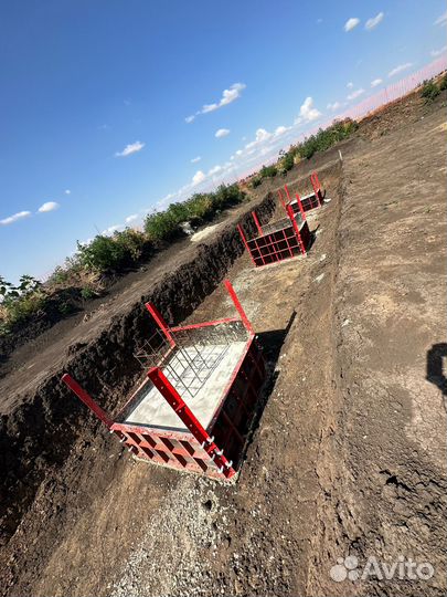 Мелкощитовая опалубка для фундаментов/бассейнов