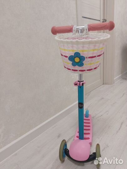 Самокат детский трехколесный