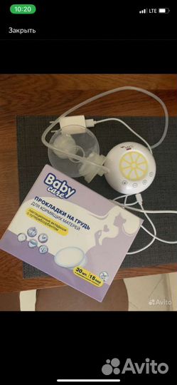 Молокоотсос avent электрический