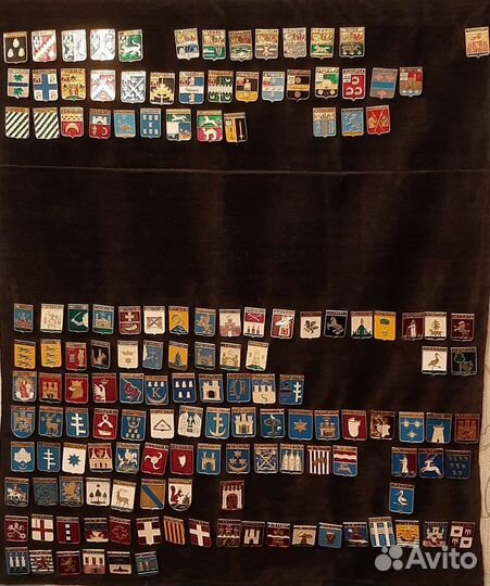 Значки гербы городов