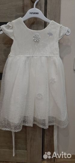 Нарядное платье для девочки 92