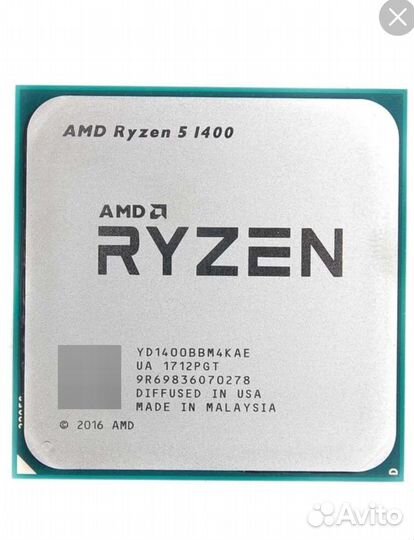 Процессор AMD Ryzen 5 1400