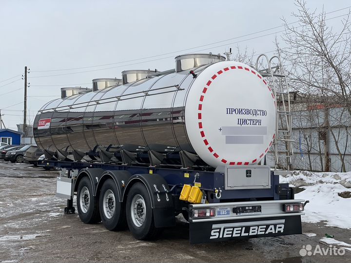 Полуприцеп пищевая цистерна BERGHEL 24500Л 3-осная, 2024