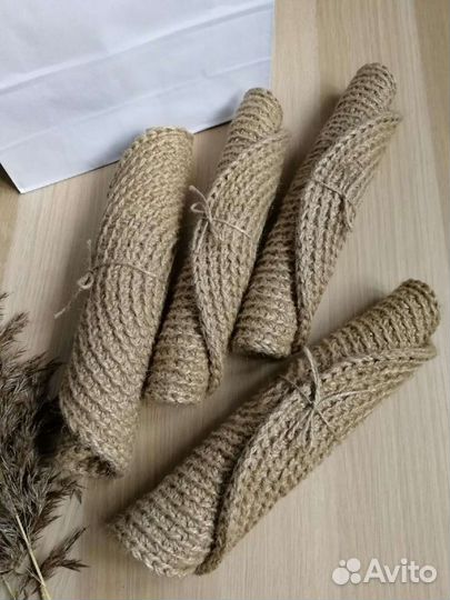 Салфетки сервировочные из джута