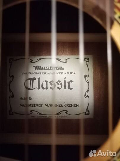 Классическая гитара musima
