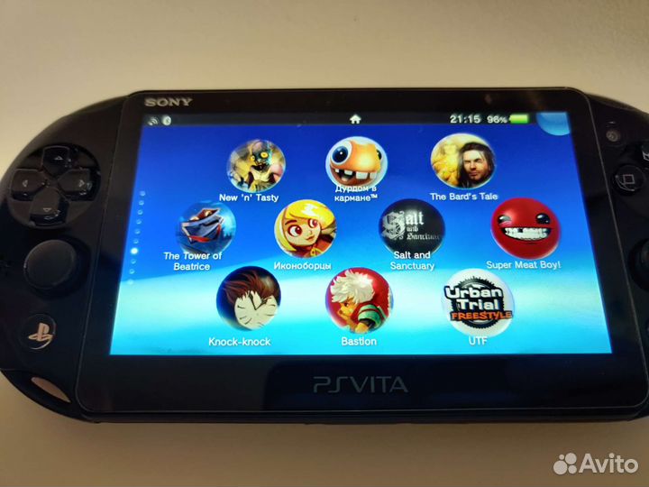 Прошитая PS Vita Slim 128гб + 100 игр