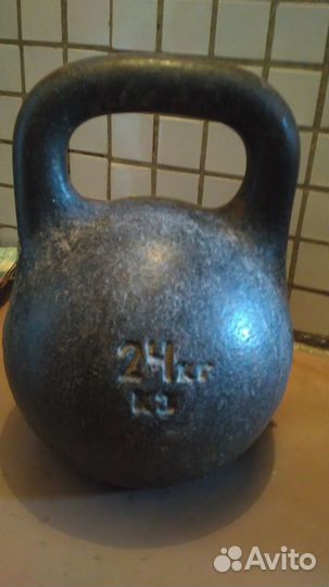 Гиря 24 кг СССР